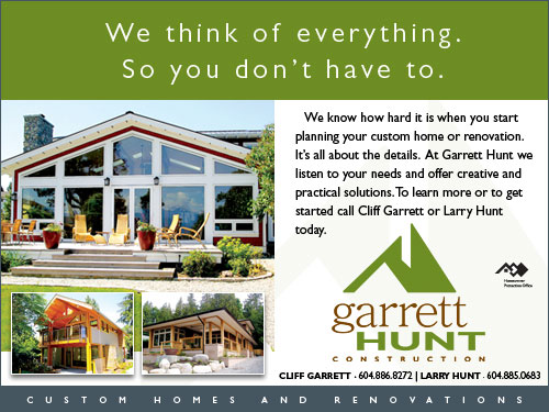 Garrett Hunt Construction, Gibsons BC